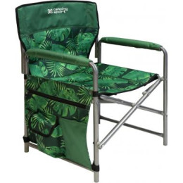 Кресло складное 1 КС1/2 с тропическими листьями темный Ника