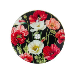 Тортовница вращающаяся 32см "Маки"