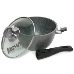 Ковш 1,7л Гранит со съемной ручкой