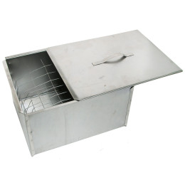 Коптильня 335*275*210мм двухуровневая "Костерок" в коробке