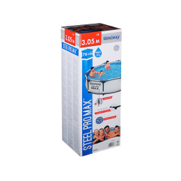 Бассейн каркасный 305*76см, 4678л, Steel Pro Max, сталь, ПВХ, Bestway 56406