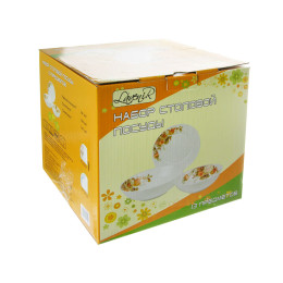 Столовый набор 13 предметов "Чайные розы" 78924