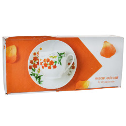 Чайный набор 12 предметов 220мл