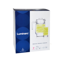 BRUSH MANIA Набор питьевой 7 предметов зеленый