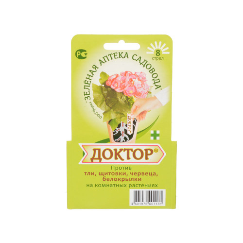 Препарат Доктор 8 Стрел от вредителей на комнатных растениях З/А