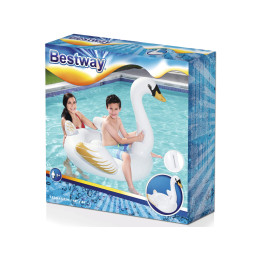 Плот надувной "Лебедь" для катания верхом 122*122см Bestway 41123