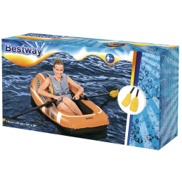Лодка надувная 155*97см с парой весел Kondor 1000, Bestway 61078
