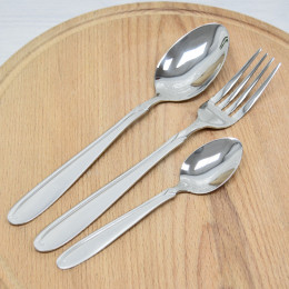 Набор столовых приборов 18 предметов в деревянном кейсе Agness 942-019