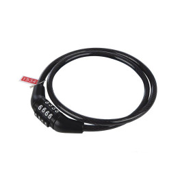 Замок велосипедный кодовый 65см, 6мм с предустановленным кодом Park