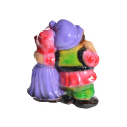 Фигура садовая Семья гномов глянец 42*23*48см