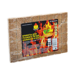 Брикеты для розжига печей, костров и каминов "Дух Костра" 32шт
