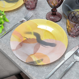 AMB LUCIANA GOLD Столовый сервиз 18 предметов 92308