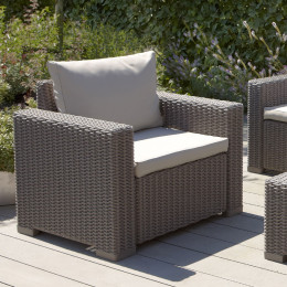 Сидушка для мебели бежевая