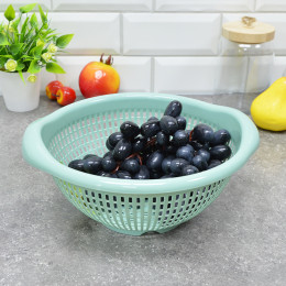 Дуршлаг круглый 29*25,5*11см, цвет микс