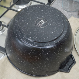 Кастрюля 5л Гранит black Induction Pro