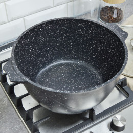 Кастрюля 5л Гранит black Induction Pro
