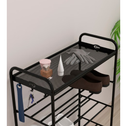 Подставка для обуви "Альфа 25" черная