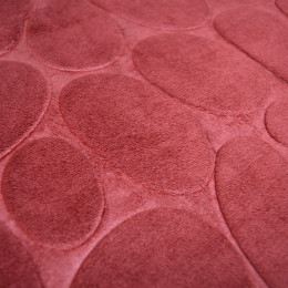 Коврик для ванной Камни 50*80см бордовый