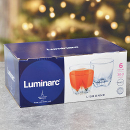 LISBONNE Набор стаканов 6шт 300мл низкие