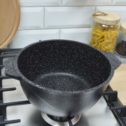 Кастрюля 2л Гранит black Induction Pro