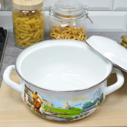 Набор кастрюль "Белые ночи-1" белый