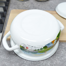 Набор кастрюль "Белые ночи-1" белый