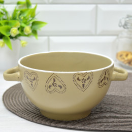 Набор бульонниц 4 предмета на подставке 4056-4MS