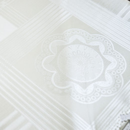 Скатерть 140*220см, ПВХ на тканевой основе 7Д, в ассортименте