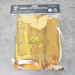 Коврик для бани 40*50см "Добро пожаловать" тм "Бацькина баня"