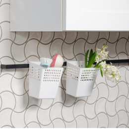 Органайзер навесной "Лофт" белый