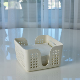 Салфетница "Лофт" 15см квадратная латте