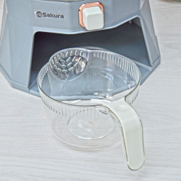 Диспенсер для сыпучих продуктов 4 секции 10л вращающийся SA-DS02