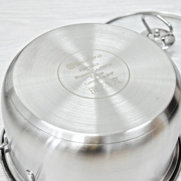 Кастрюля 2,4л нержавеющая сталь SA-P2018