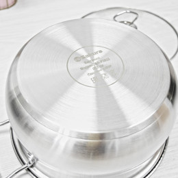 Кастрюля 4,2л нержавеющая сталь SA-P2022