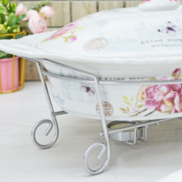 Мармит 2л керамический с крышкой, R-155022