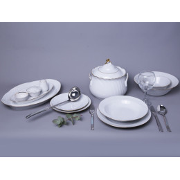Столовый сервиз 37 предметов 4Т 6 персон форма Голубка Классик