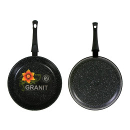 Сковорода 26см Гранит black со съемной ручкой