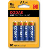 Элемент питания Kodak MAX LR6-4BL [KAA-4]