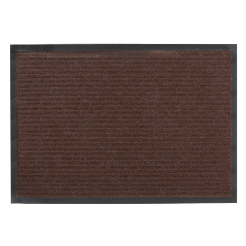 Коврик влаговпитывающий Ребристый 80х120 см, SUNSTEP™ коричневый 35-062