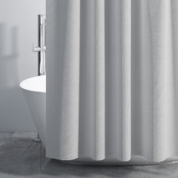 Штора для ванной комнаты "Модерн" 180х180см с люверсами Арабеска белая 7202-arabesque-white