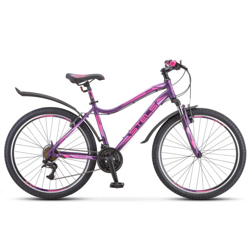 Велосипед 26" STELS Miss-5000 V (18" фиолетовый/розовый)