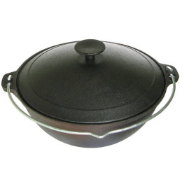 Казан 4л чугун с крышкой тм MYRON COOK