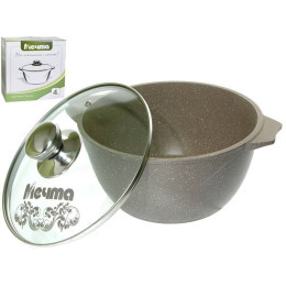 Кастрюля 2л Гранит brown