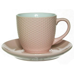 Чайный сервиз 12 предметов 240мл на подставке "Соты" 75174