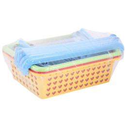 Этажерка 3-х секционная для игрушек 450*310*640мм