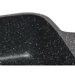 Жаровня 26*26см Гранит black