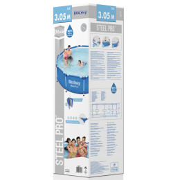 Бассейн каркасный 305*76см, 4678л, фильтр-насос, Bestway 56679