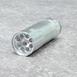 Фонарь ручной металлический 9 LED 1W 3*ААА