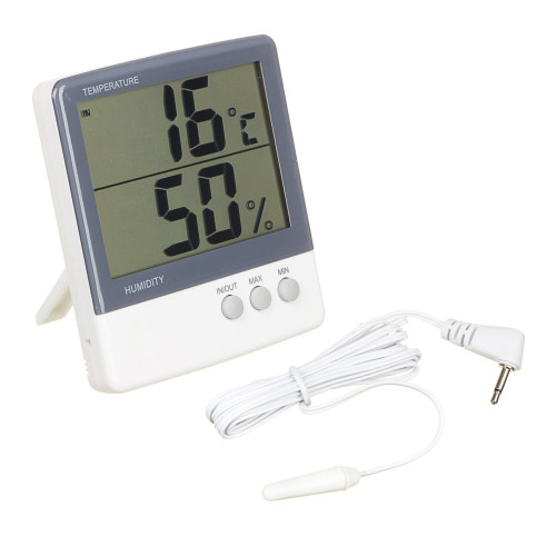 Термометр электронный 2 режима с уличным датчиком