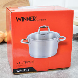 Кастрюля 1,5л нержавеющая сталь Premium Florence WR-1283